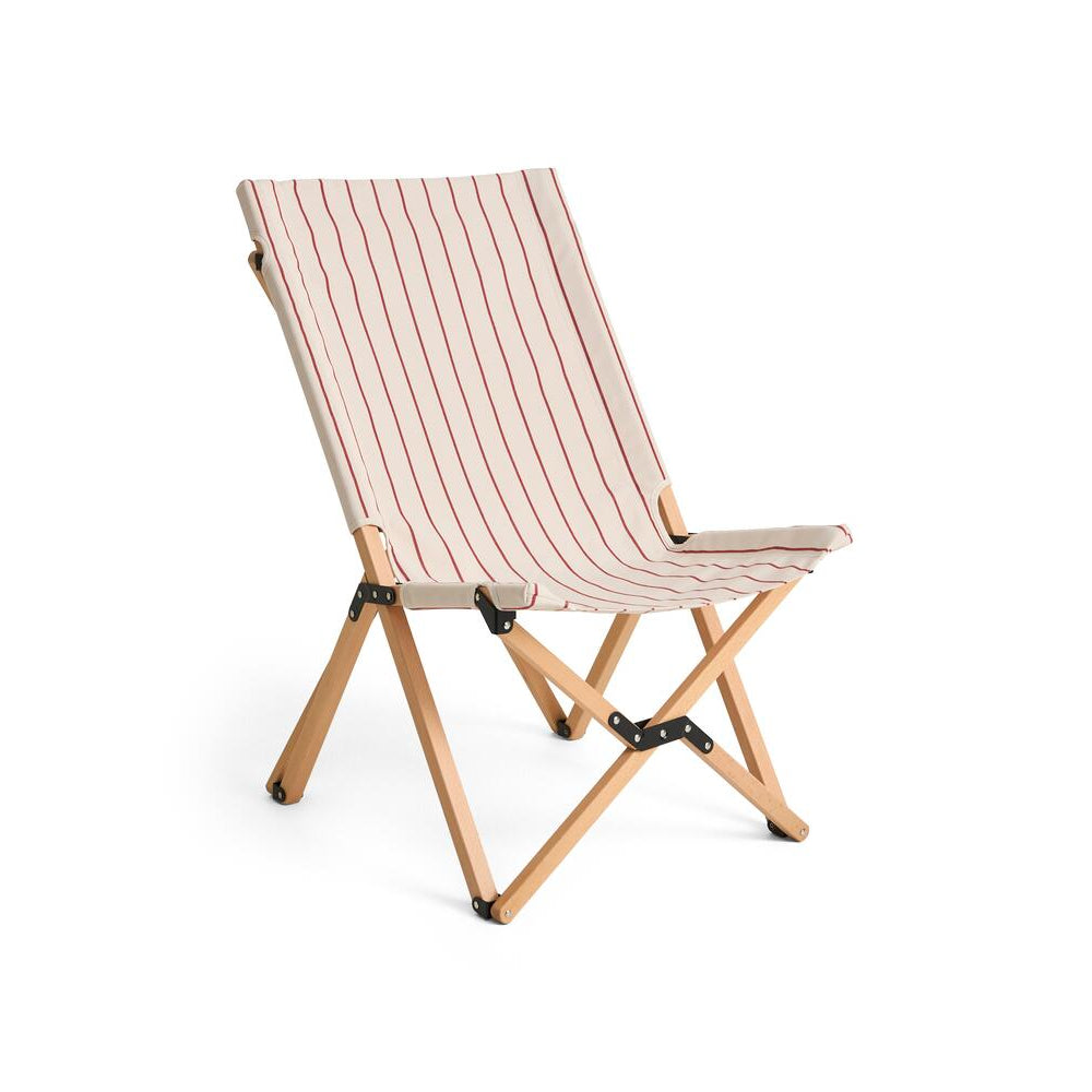 x Jasper Morrison klapstol - Beige with red stripe